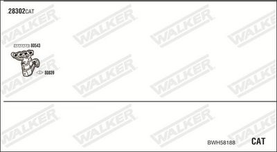 Изпускателна система WALKER BWH58188
