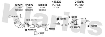 Układ wydechowy KLARIUS 630923E