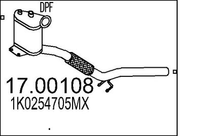 FILTRU FUNINGINE/PARTICULE SIST.DE ESAPAMENT
