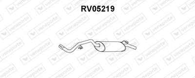 Глушитель выхлопных газов конечный VENEPORTE RV05219 для ROVER 100