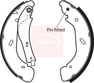 APEC Brake Shoe Set SHU632