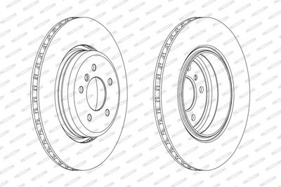 BREMSSCHEIBE FERODO DDF2154C1 1