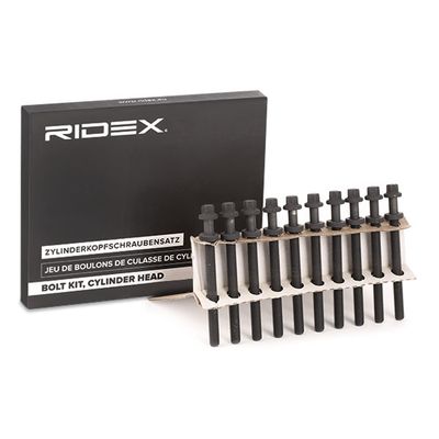 комплект болтове на капака на клап. (на цилиндровата глава) RIDEX 1217B0013
