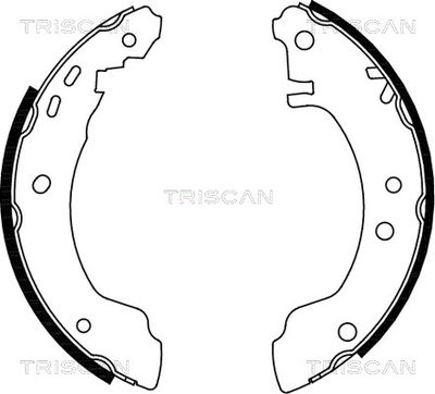 Комплект тормозных колодок TRISCAN 8100 14531 для NISSAN ALMERA