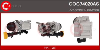 RADIATOR ULEI ULEI MOTOR CASCO COC74020AS