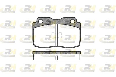 Комплект тормозных колодок, дисковый тормоз ROADHOUSE 2114.00 для FIAT 147
