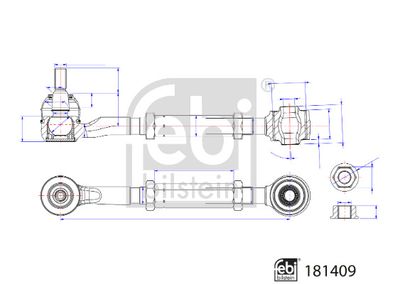 BRAT SUSPENSIE ROATA FEBI BILSTEIN 181409 2