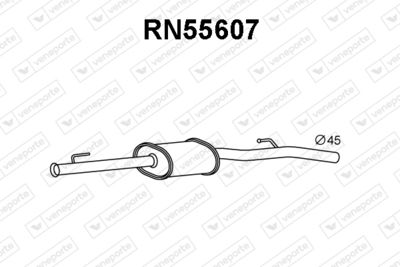 Предглушитель выхлопных газов VENEPORTE RN55607 для RENAULT THALIA