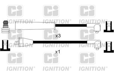 Комплект проводов зажигания QUINTON HAZELL XC874 для DAIHATSU CHARADE