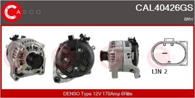 GENERATOR / ALTERNATOR CASCO CAL40426GS