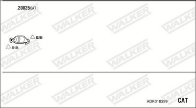 Изпускателна система WALKER ADK018399