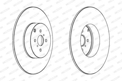 DISC FRANA FERODO DDF1417C 1