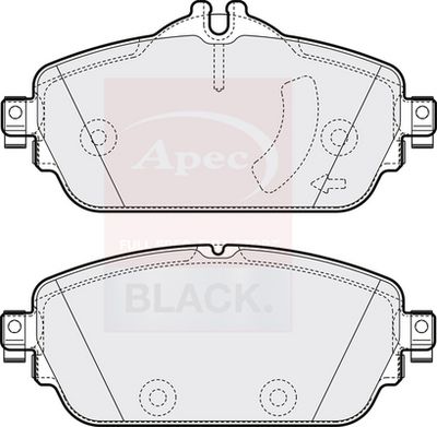 APEC Brake Pad Set, disc brake PAD2025B