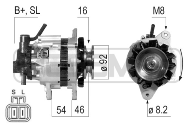 Генератор WILMINK GROUP WG2011729 для MITSUBISHI L300