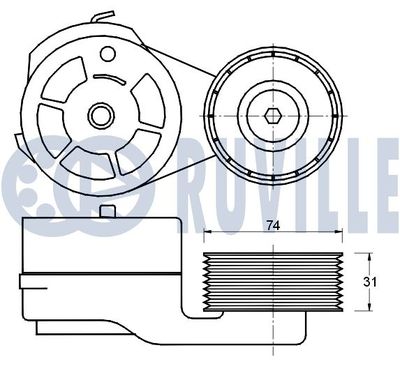 INTINZATOR CUREA CUREA DISTRIBUTIE RUVILLE 541310 1