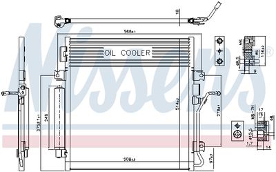CONDENSATOR CLIMATIZARE NISSENS 940461 5