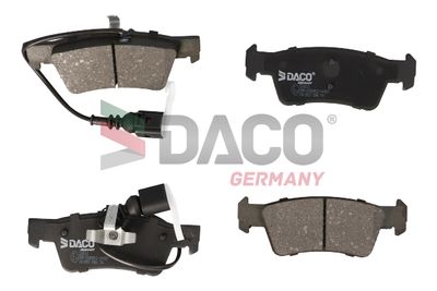 Комплект тормозных колодок, дисковый тормоз DACO Germany 324211 для VW TOUAREG
