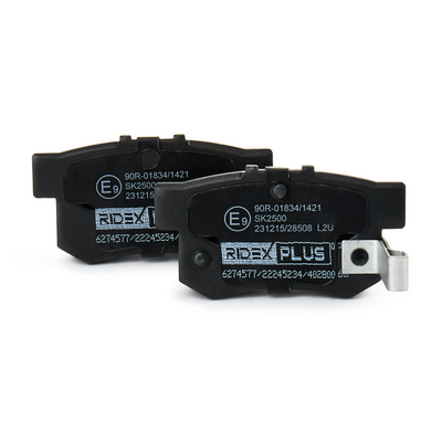 комплект спирачно феродо, дискови спирачки RIDEX 402B0060P