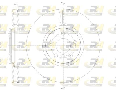 спирачен диск ROADHOUSE 61789.10
