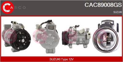 Компрессор, кондиционер CASCO CAC89008GS для SUZUKI VITARA