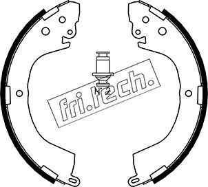 fri.tech. 1064.171 Тормозные колодки барабанные  для MITSUBISHI DELICA (Митсубиши Делика)
