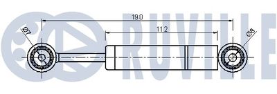 AMORTIZOR VIBRATII CUREA TRANSMISIE CU CANELURI RUVILLE 541281 1