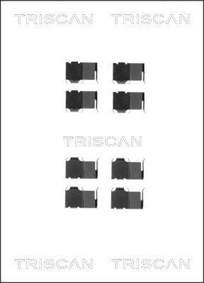 Комплектующие, колодки дискового тормоза TRISCAN 8105 101522 для MAZDA E