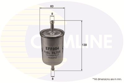 COMLINE EFF004 Топливный фильтр  для CHEVROLET REZZO (Шевроле Реззо)