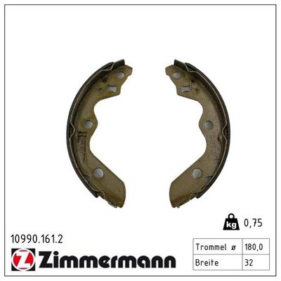 комплект спирачна челюст ZIMMERMANN