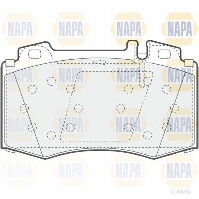 Brake Pad Set NAPA PBP7147