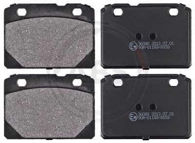 Zestaw klocków hamulcowych, hamulce tarczowe A.B.S. 36080