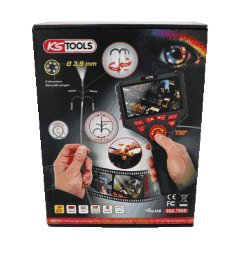 Videoendoskop-sada KS TOOLS 550.7580