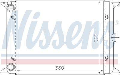 RADIATOR RACIRE MOTOR NISSENS 65140 5
