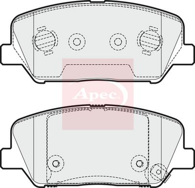 APEC Brake Pad Set, disc brake PAD1953