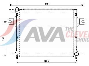 Radiateur, refroidissement du moteur AVA Clever Choice
