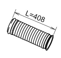 WELLROHR ABGASANLAGE DINEX 21288