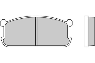 E.T.F. 12-0192 Тормозные колодки для MITSUBISHI LANCER II (A17_)