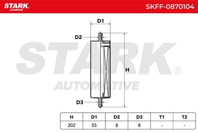 горивен филтър STARK SKFF-0870104