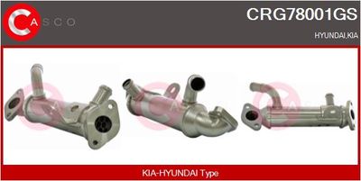 Chladič, recirkulace spalin CASCO CRG78001GS