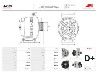 generátor AUTO-STARTER A4083