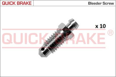 Brake vent (M8x1,25mm) 10 stuks. pak past: MERCEDES C T-MODEL (S202), C (W202), CLK (A208), CLK (C208), E T-MODEL (S210), E T-MODEL (S211), E (W210), E (W211), M (W163), S (C140) 0.6-Electric 01.66-