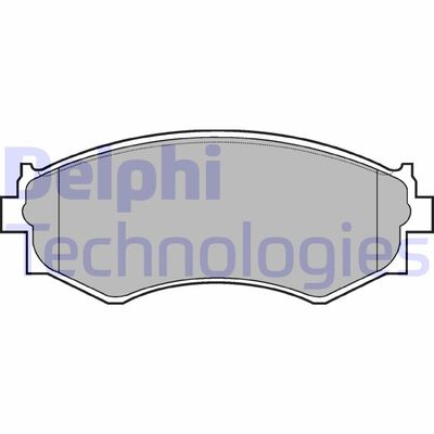 Комплект тормозных колодок, дисковый тормоз DELPHI LP645 для NISSAN 200SX