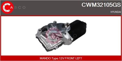 Двигатель стеклоочистителя CASCO CWM32105GS для HYUNDAI PORTER