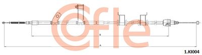 Тросик, cтояночный тормоз COFLE 92.1.KI004 для KIA RIO