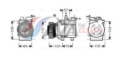KOMPRESSOR KLIMAANLAGE AVA Clever Choice HYK209