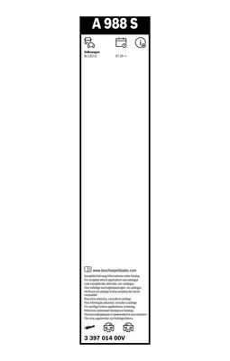 LAMELA STERGATOR BOSCH 339701400V 6