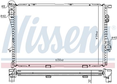 RADIATOR RACIRE MOTOR NISSENS 60603A 5