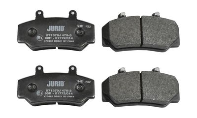 BREMSBELAGSATZ SCHEIBENBREMSE JURID 571370J