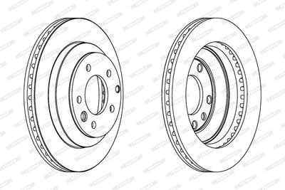 DISC FRANA FERODO DDF1580C 1