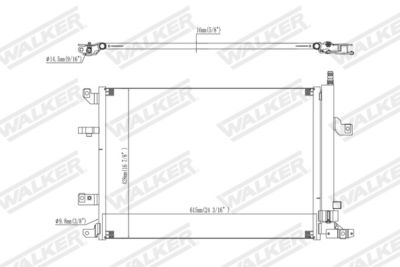 CONDENSATOR CLIMATIZARE WALKER WCD00321 6